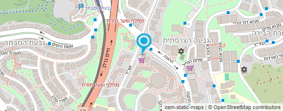 מפת הגעה אל דואר ישראל-מסירת דואר מפת הגעה אל דואר ישראל-מסירת דואר