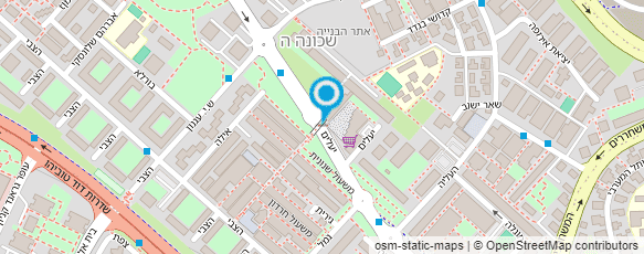 מפת הגעה אל דואר ישראל