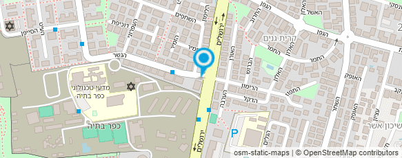 מפת הגעה אל ד"ר רבקה רגב ניאונטולוגיה (פגים)