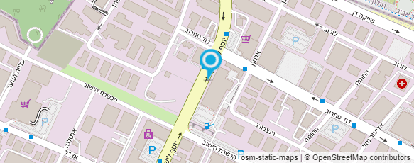 מפת הגעה אל דואר ישראל-מסירת דואר