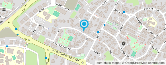 מפת הגעה אל דואר ישראל-מסירת דואר