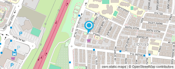 מפת הגעה אל דואר ישראל-מסירת דואר