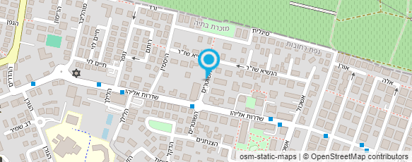 מפת הגעה אל דואר ישראל-מסירת דואר מפת הגעה אל דואר ישראל-מסירת דואר