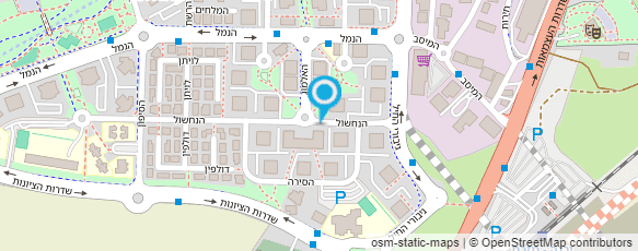 מפת הגעה אל דואר ישראל-מסירת דואר מפת הגעה אל דואר ישראל-מסירת דואר