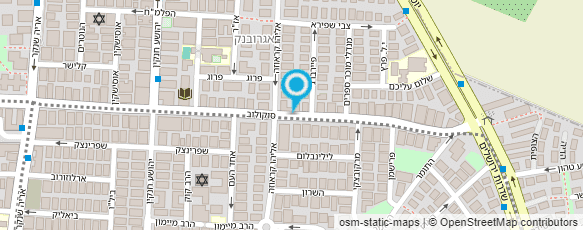 מפת הגעה אל דואר ישראל-מסירת דואר