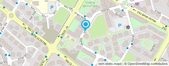 מפת הגעה אל דואר ישראל-מסירת דואר