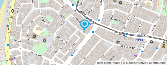 מפת הגעה אל דואר ישראל -מסירת דואר מפת הגעה אל דואר ישראל -מסירת דואר