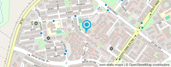 מפת הגעה אל דואר ישראל-מסירת דואר