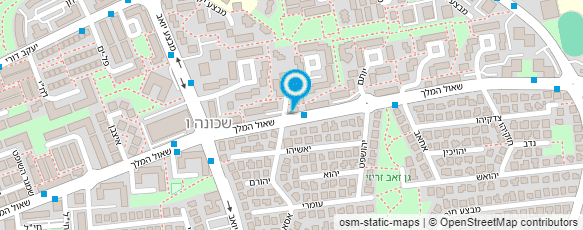 מפת הגעה אל דואר ישראל-מסירת דואר