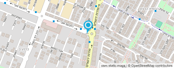 מפת הגעה אל דואר ישראל-מסירת דואר