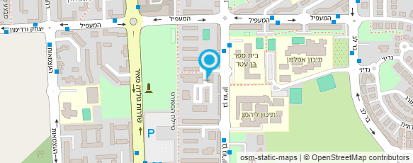 מפת הגעה אל דואר ישראל-מסירת דואר