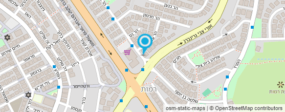 מפת הגעה אל דואר ישראל-מסירת דואר