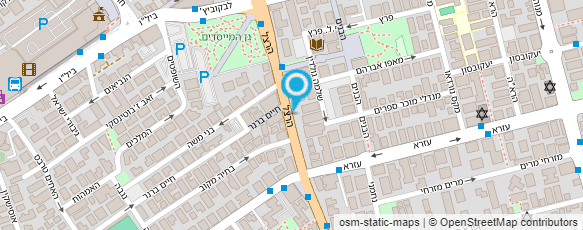 מפת הגעה אל דואר ישראל- מסירת דואר