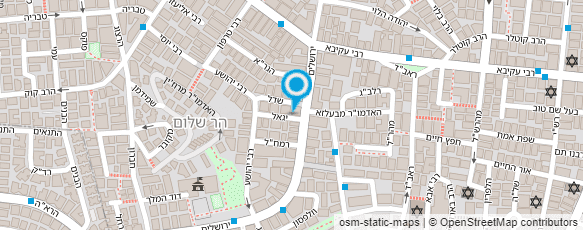 מפת הגעה אל המקום של דב - רפלקסולוג