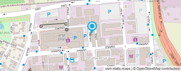 מפת הגעה אל דואר ישראל-מסירת דואר