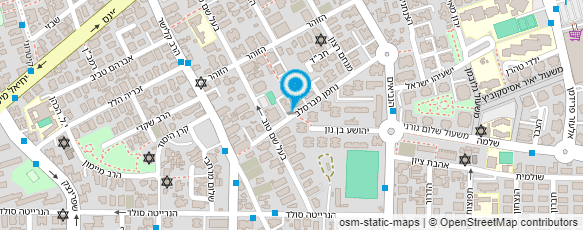 מפת הגעה אל דואר ישראל-מסירת דואר