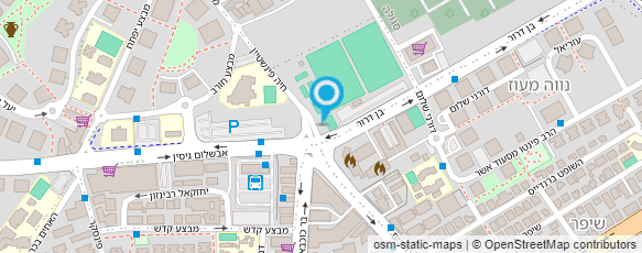 מפת הגעה אל דואר ישראל-מסירת דואר