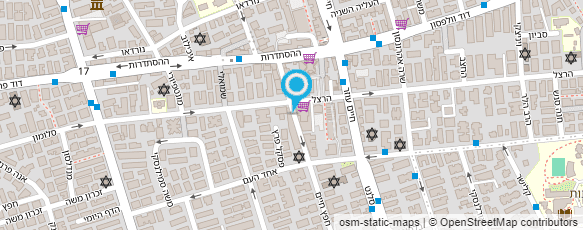 מפת הגעה אל דואר ישראל-מסירת דואר מפת הגעה אל דואר ישראל-מסירת דואר