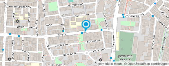 מפת הגעה אל דואר ישראל-מסירת דואר