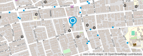 מפת הגעה אל דואר ישראל-מסירת דואר