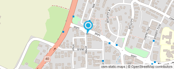 מפת הגעה אל עמותת חברים בטבע