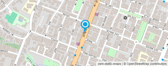 מפת הגעה אל דואר ישראל-מסירת דואר מפת הגעה אל דואר ישראל-מסירת דואר