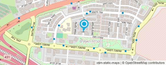 מפת הגעה אל D.S-make up artist