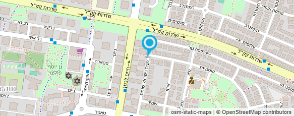 מפת הגעה אל דואר ישראל -מסירת דואר