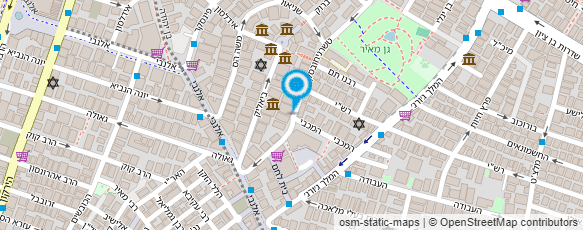 מפת הגעה אל סגלי קירות ירוקים