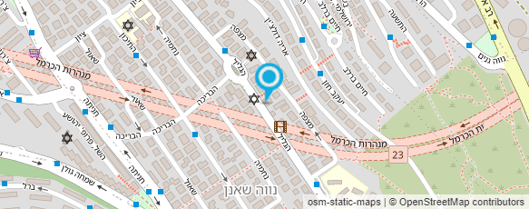 מפת הגעה אל יוסי אינסטלציה