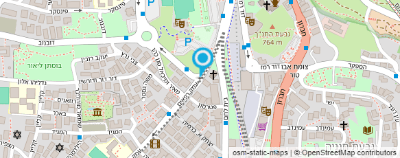 מפת הגעה אל מקום לשירה