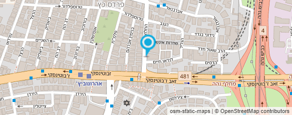 מפת הגעה אל רות קוסמטיק