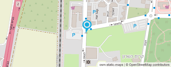 מפת הגעה אל דואר ישראל-מסירת דואר מפת הגעה אל דואר ישראל-מסירת דואר