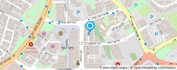 מפת הגעה אל עו"ד אלקרנאוי עלי