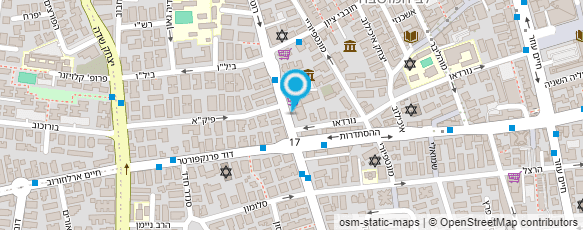 מפת הגעה אל דואר ישראל-מסירת דואר