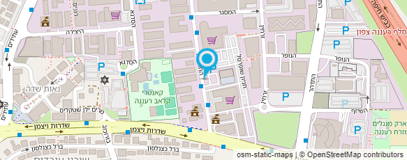 מפת הגעה אל דואר ישראל-מסירת דואר