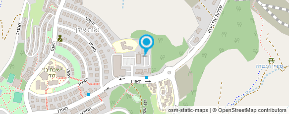 מפת הגעה אל דואר ישראל