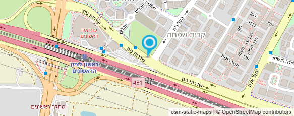 מפת הגעה אל מקדונלד'ס