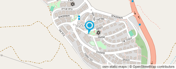 מפת הגעה אל דואר ישראל