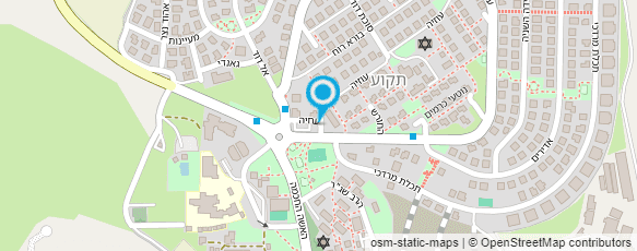 מפת הגעה אל דואר ישראל