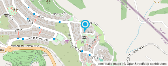 מפת הגעה אל דואר ישראל