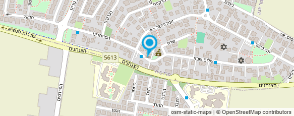 מפת הגעה אל דואר ישראל