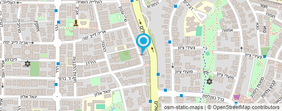 מפת הגעה אל אהרון באוסי - רפואה משלימה