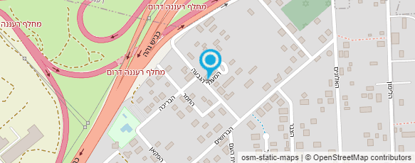 מפת הגעה אל מזון-על רמות השבים