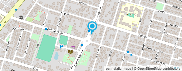 מפת הגעה אל דואר ישראל