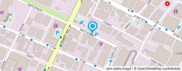 מפת הגעה אל דואר ישראל