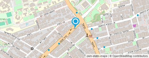 מפת הגעה אל דואר ישראל