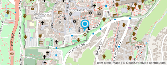 מפת הגעה אל מטמון ירושלים