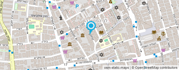 מפת הגעה אל עו"ד ספוז'ניקוב בוריס