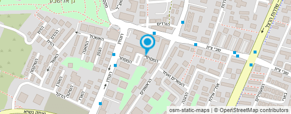 מפת הגעה אל דואר ישראל